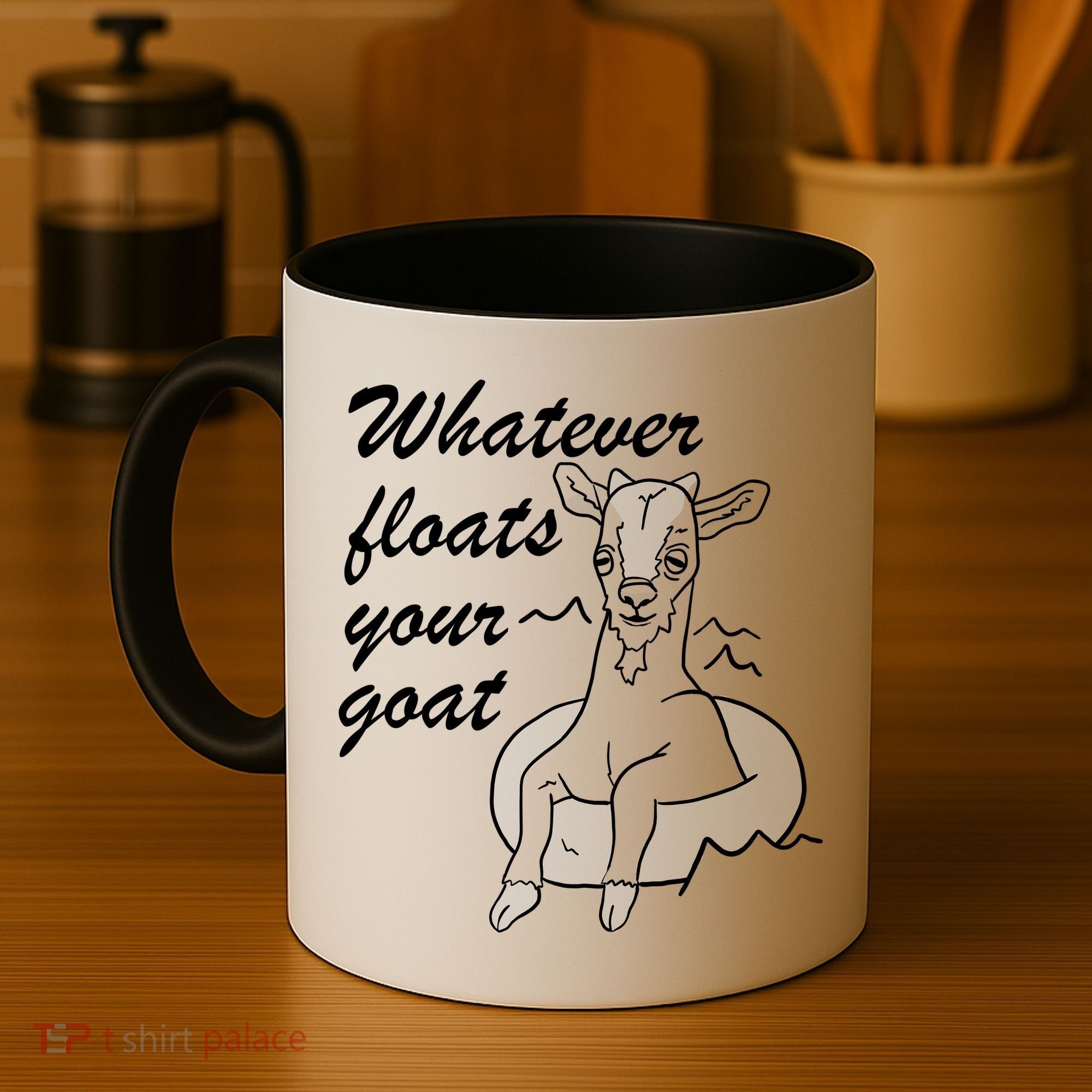 What Ever Floats Your Goat Coffee Mug