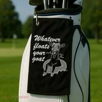 What Ever Floats Your Goat Golf Towel thumb 2