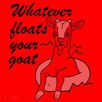 What Ever Floats Your Goat Santa Hat thumb 1
