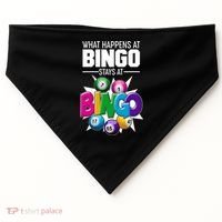What Happens At Bingo Stays At Bingo USA-Made Doggie Bandana thumb 0