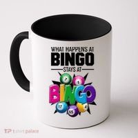 What Happens At Bingo Stays At Bingo Coffee Mug thumb 0