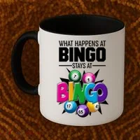 What Happens At Bingo Stays At Bingo Coffee Mug thumb 2
