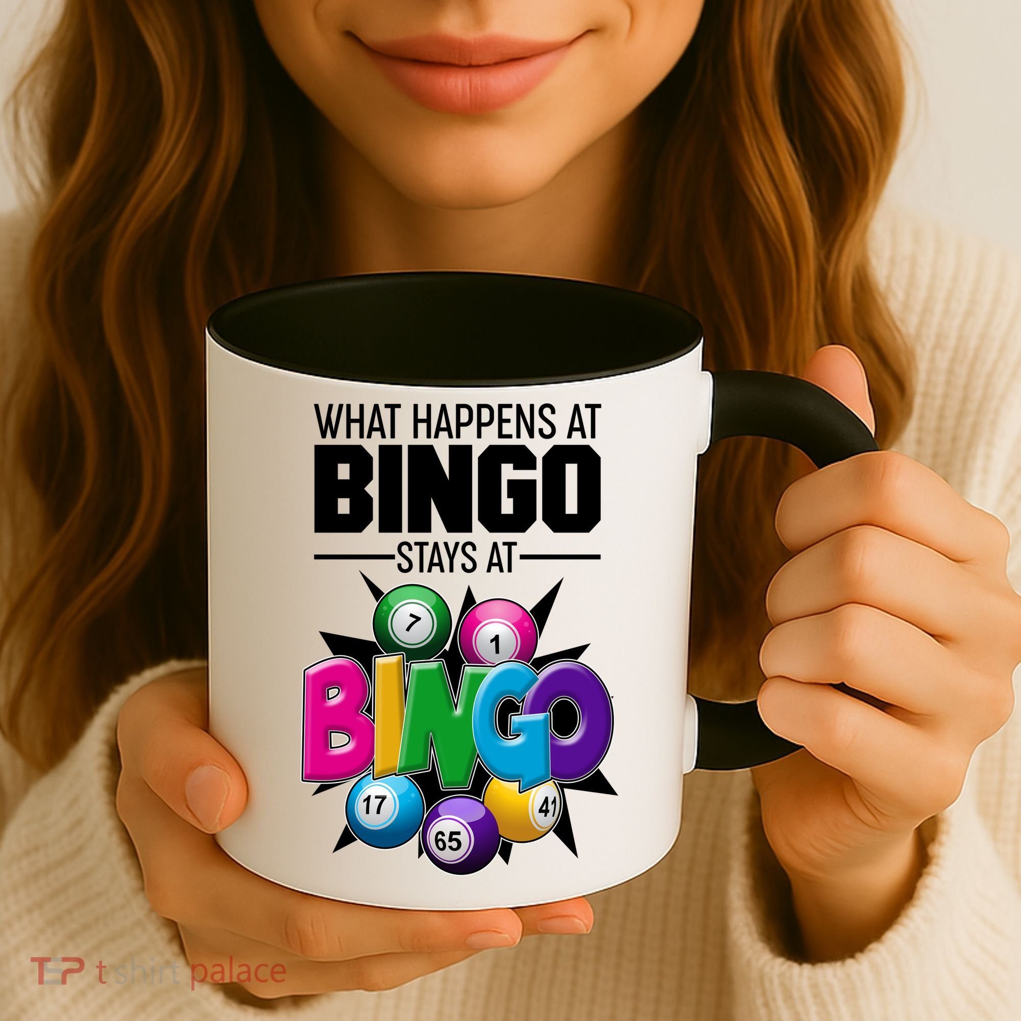 What Happens At Bingo Stays At Bingo Coffee Mug