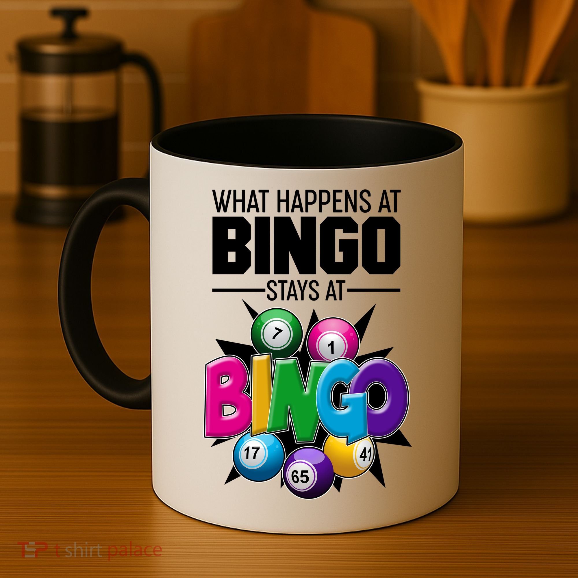 What Happens At Bingo Stays At Bingo Coffee Mug