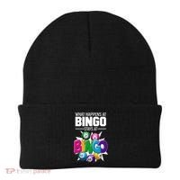 What Happens At Bingo Stays At Bingo Beanie thumb 0