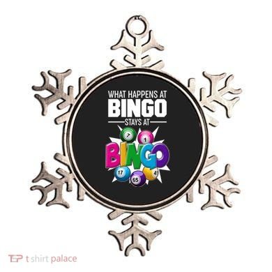 What Happens At Bingo Stays At Bingo Ornament
