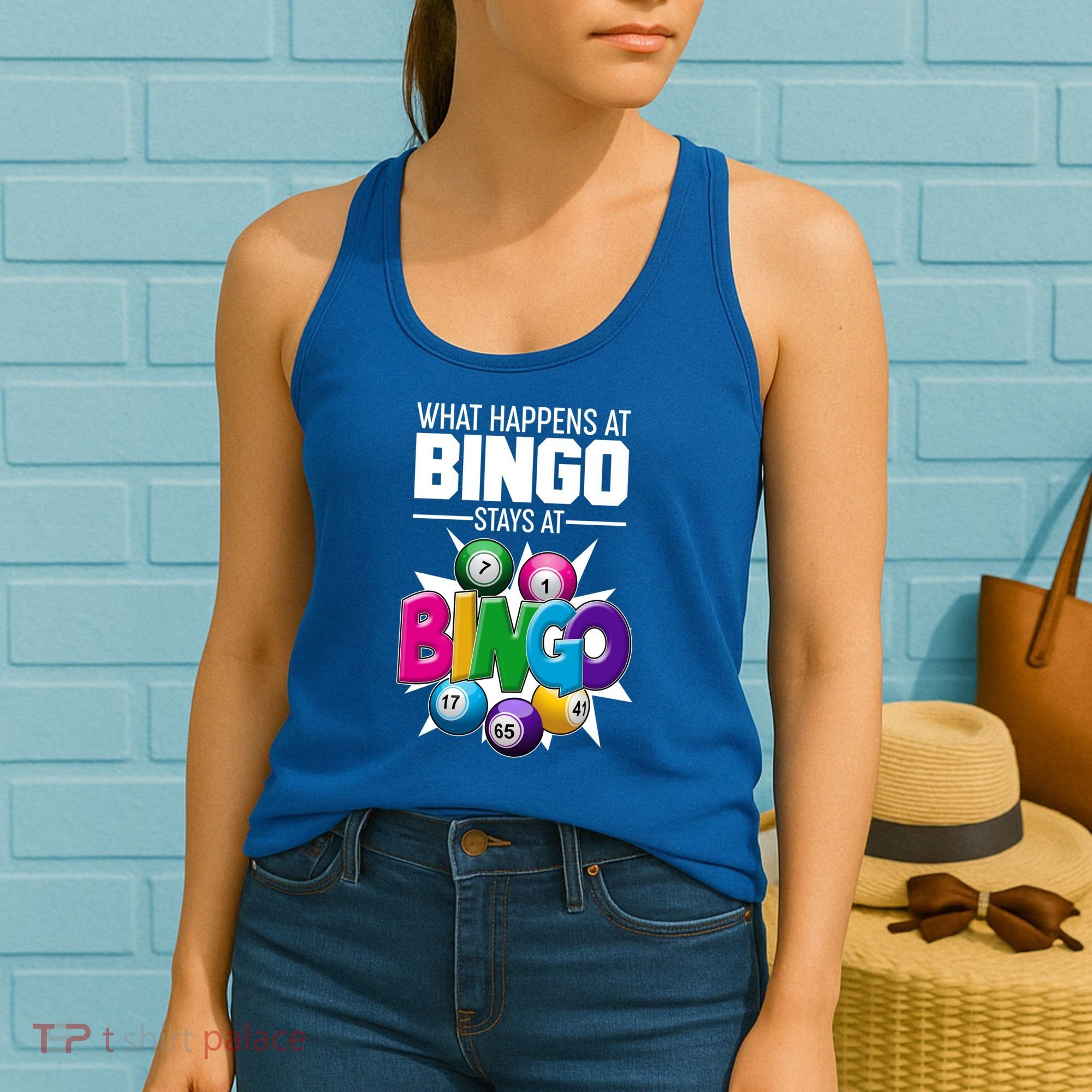What Happens At Bingo Stays At Bingo Women's Tank Top