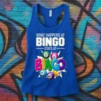 What Happens At Bingo Stays At Bingo Women's Tank Top thumb 3