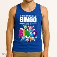 What Happens At Bingo Stays At Bingo Tank Top thumb 3
