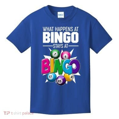 What Happens At Bingo Stays At Bingo Kids T-Shirt