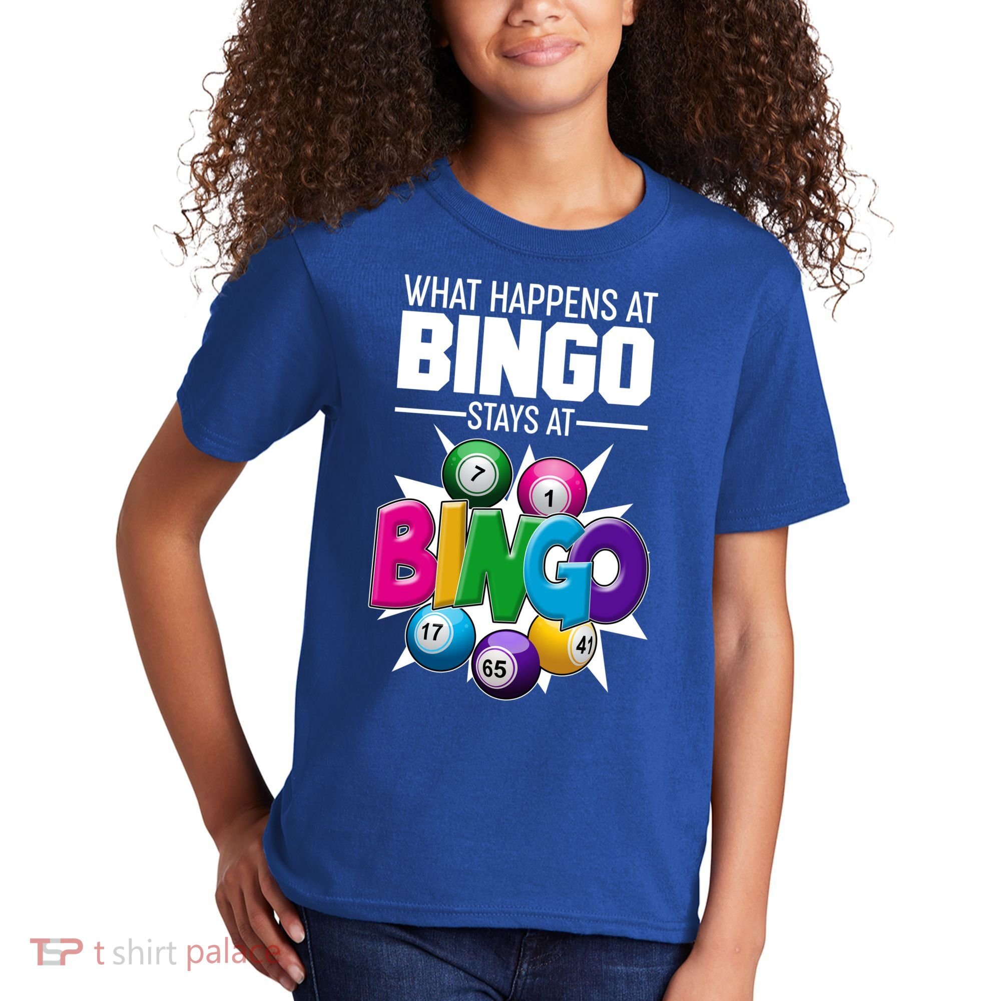 What Happens At Bingo Stays At Bingo Kids T-Shirt