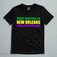 What Happens in New Orleans Stays in New Orleans Mardi Gras T-Shirt thumb 5