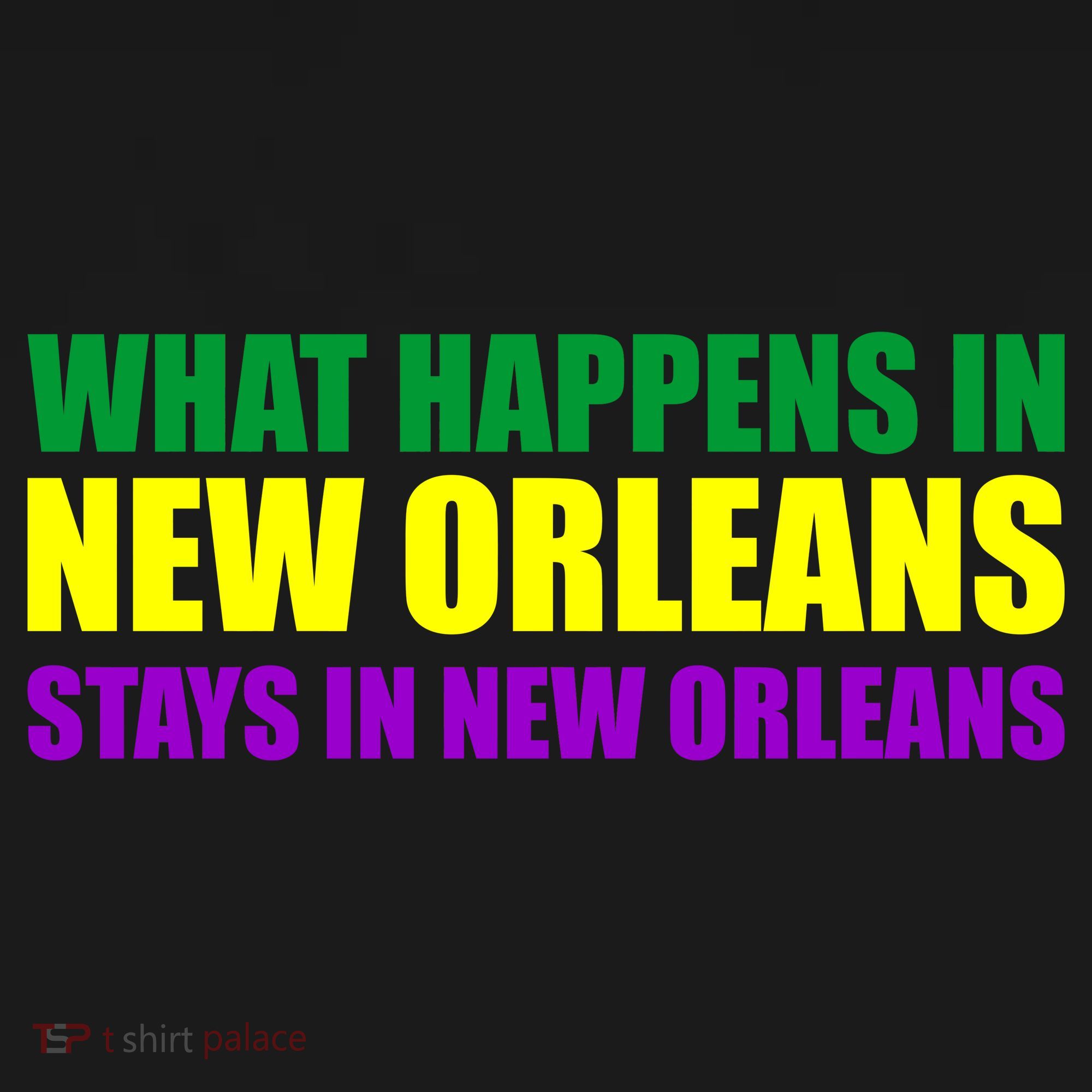 What Happens in New Orleans Stays in New Orleans Mardi Gras Women's Hoodie