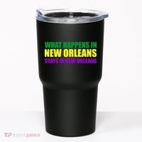 What Happens in New Orleans Stays in New Orleans Mardi Gras Tumbler thumb 0