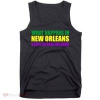 What Happens in New Orleans Stays in New Orleans Mardi Gras Tank Top thumb 0