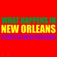 What Happens in New Orleans Stays in New Orleans Mardi Gras Santa Hat thumb 1