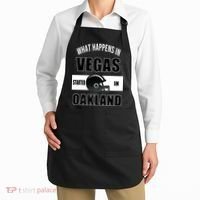 What Happens In Vegas started In Oakland Football Apron thumb 2
