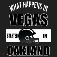 What Happens In Vegas started In Oakland Football Beanie thumb 2