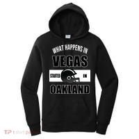 What Happens In Vegas started In Oakland Football Women's Hoodie thumb 0