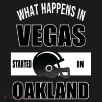 What Happens In Vegas started In Oakland Football Women's Hoodie thumb 2