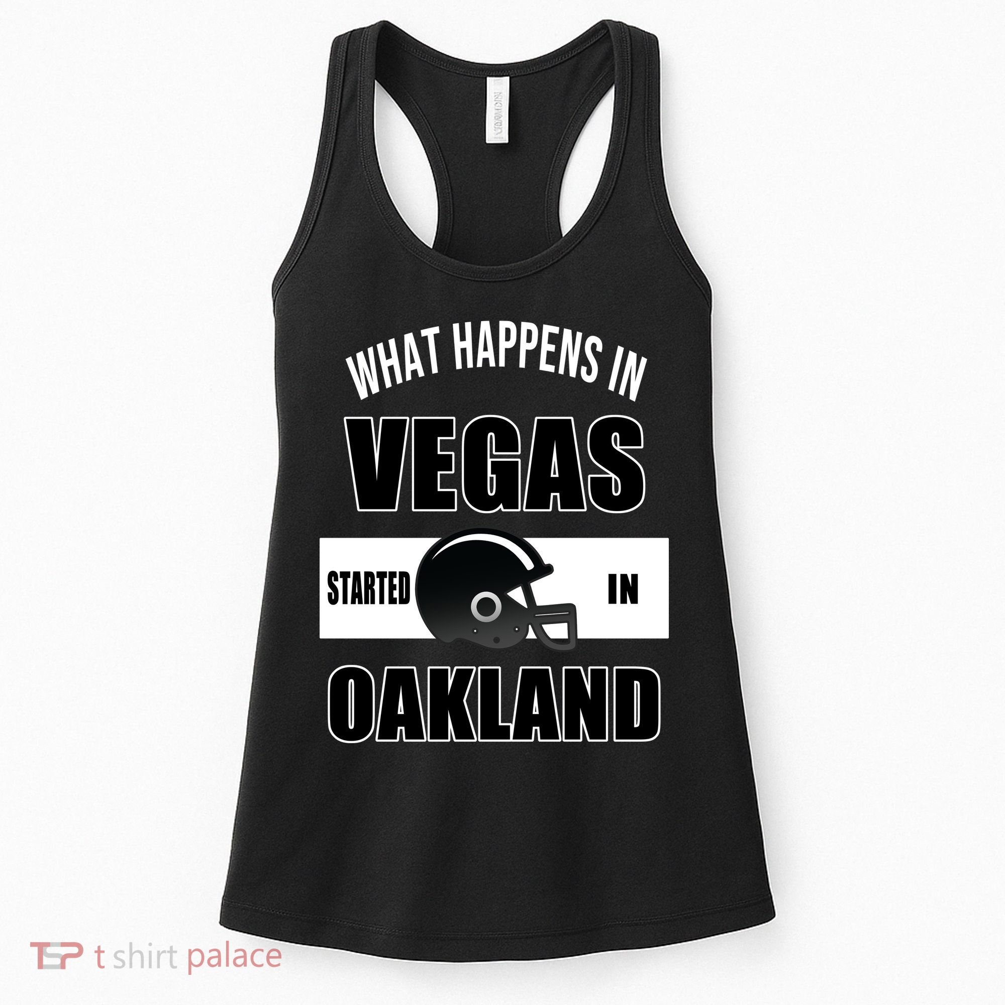 What Happens In Vegas started In Oakland Football Women's Tank Top
