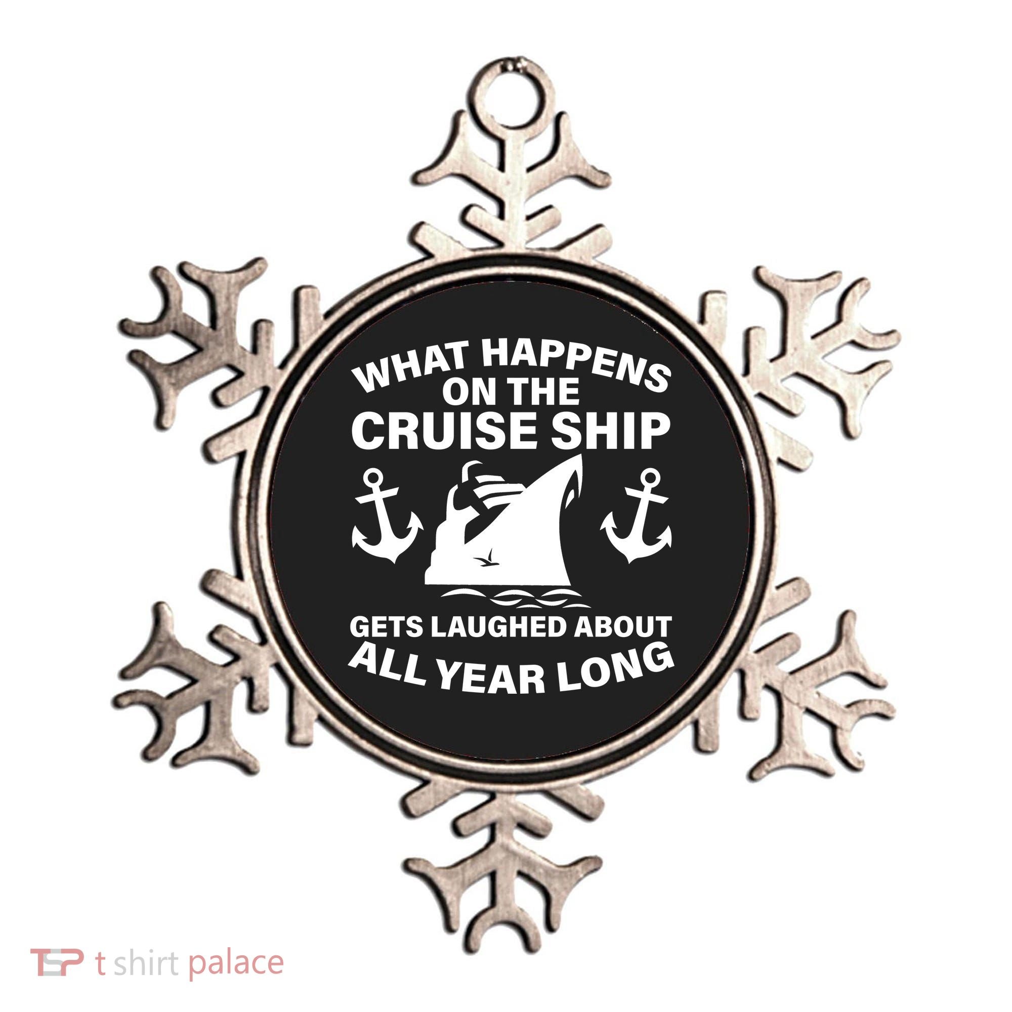 What Happens On A Cruise Ship Ornament