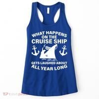 What Happens On A Cruise Ship Women's Tank Top thumb 0