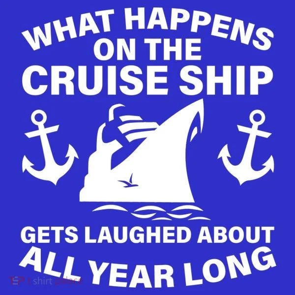 What Happens On A Cruise Ship Kids Long Sleeve Shirt