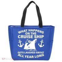 What Happens On A Cruise Ship Tote Bag thumb 0