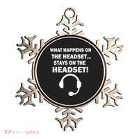 What Happens On The Headset Stays Gamer Ornament thumb 0