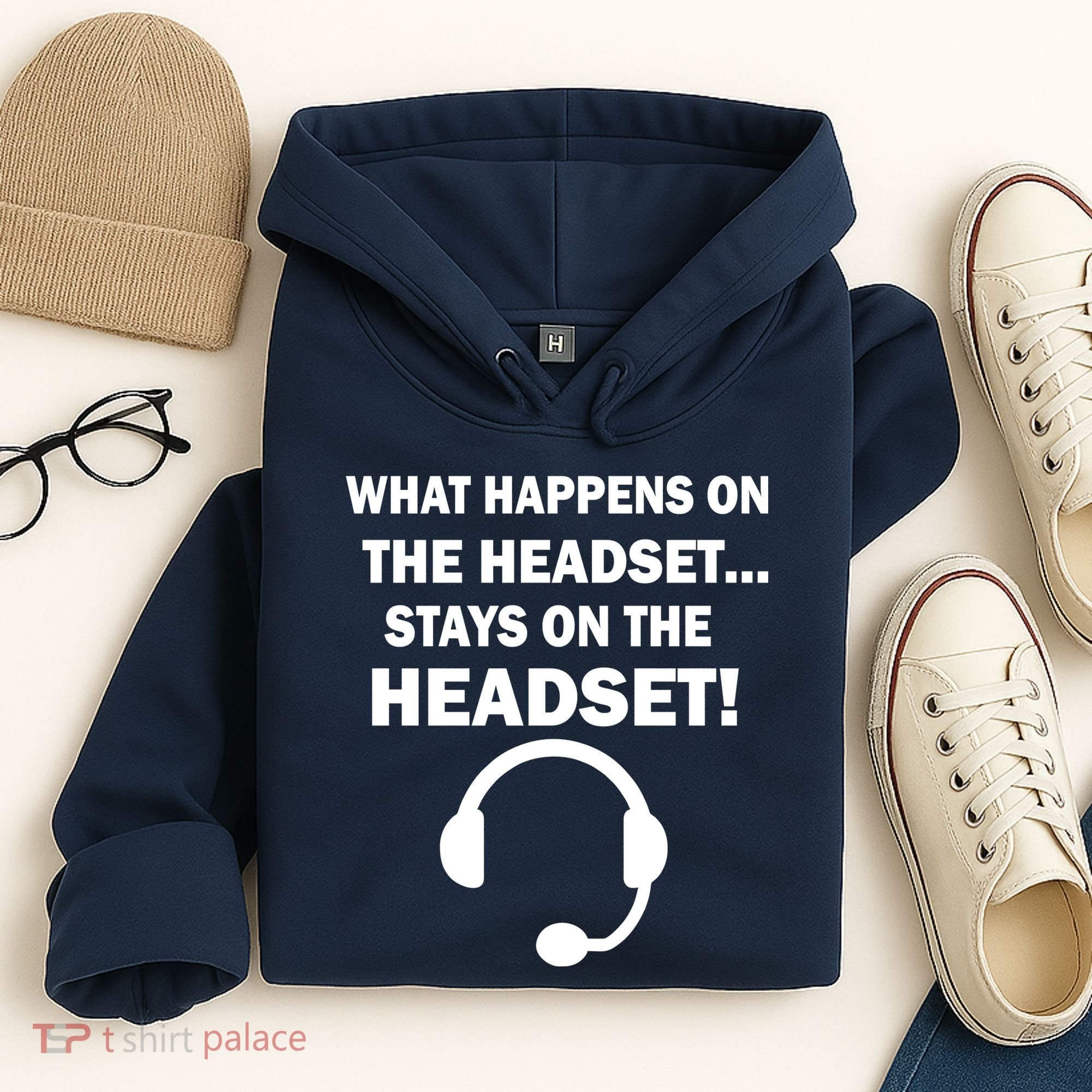 What Happens On The Headset Stays Gamer Hoodie