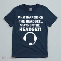 What Happens On The Headset Stays Gamer T-Shirt thumb 5