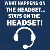 What Happens On The Headset Stays Gamer Tank Top thumb 6