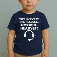 What Happens On The Headset Stays Gamer Toddler T-Shirt thumb 2