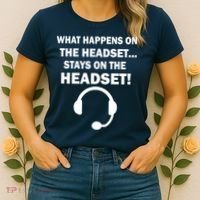 What Happens On The Headset Stays Gamer Women's T-Shirt thumb 2