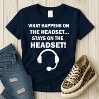 What Happens On The Headset Stays Gamer Women's T-Shirt thumb 3