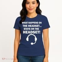 What Happens On The Headset Stays Gamer Women's T-Shirt thumb 4