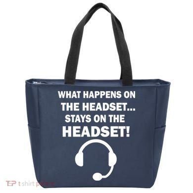 What Happens On The Headset Stays Gamer Tote Bag