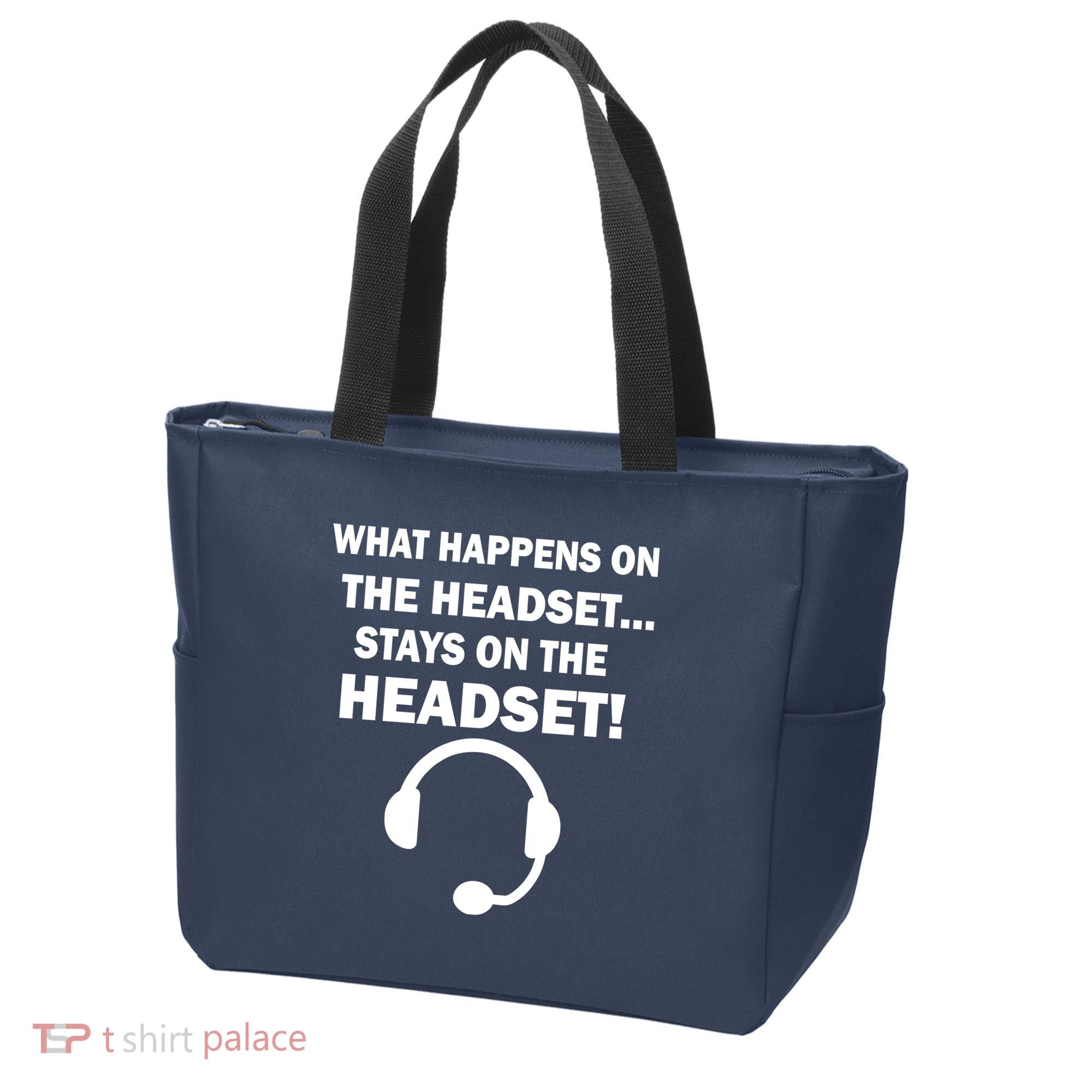 What Happens On The Headset Stays Gamer Tote Bag