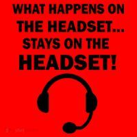 What Happens On The Headset Stays Gamer Santa Hat thumb 1