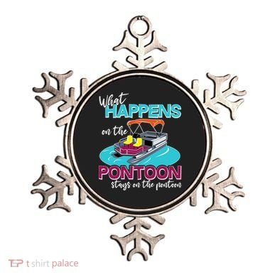 What Happens On The Pontoon Stays On The Pontoon Ornament