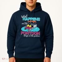 What Happens On The Pontoon Stays On The Pontoon Hoodie thumb 2