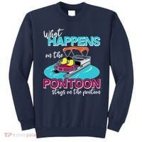 What Happens On The Pontoon Stays On The Pontoon Sweatshirt thumb 0