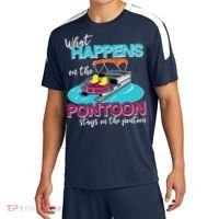 What Happens On The Pontoon Stays On The Pontoon Sport-Tek Competitor United Soccer Jersey thumb 0