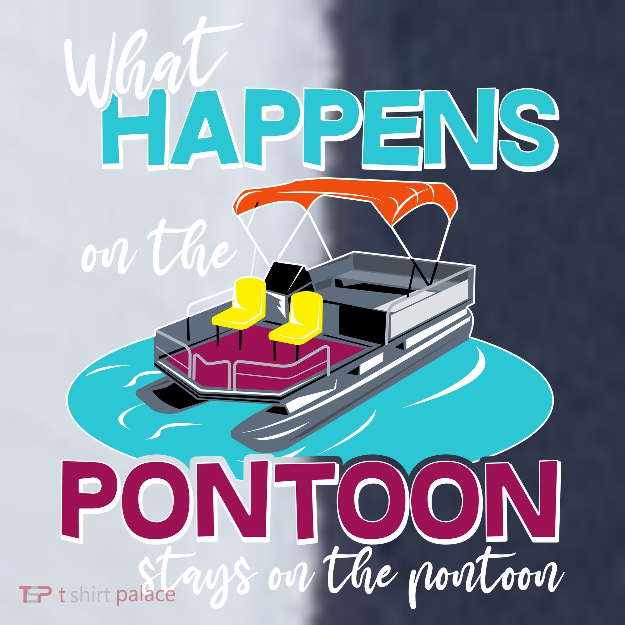 What Happens On The Pontoon Stays On The Pontoon Sport-Tek Competitor United Soccer Jersey