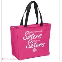What Happens With Sisters Stays With Sisters Tote Bag thumb 2
