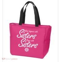 What Happens With Sisters Stays With Sisters Tote Bag thumb 3