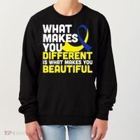 What Makes You Different Down Syndrome Awareness Women's Sweatshirt thumb 0