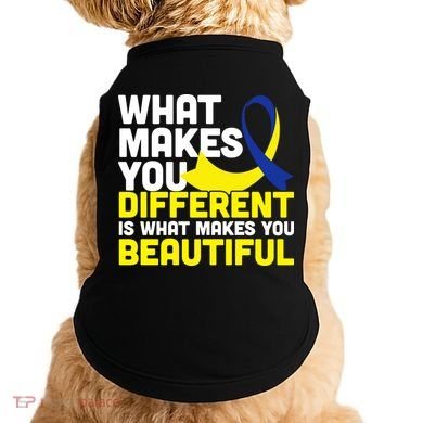 What Makes You Different Down Syndrome Awareness Doggie Tank