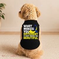 What Makes You Different Down Syndrome Awareness Doggie Tank thumb 2
